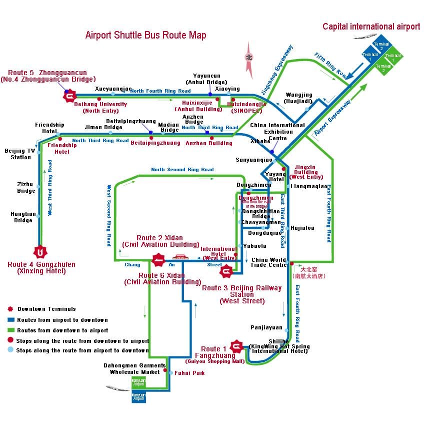 mapa de Shenzhen autobús