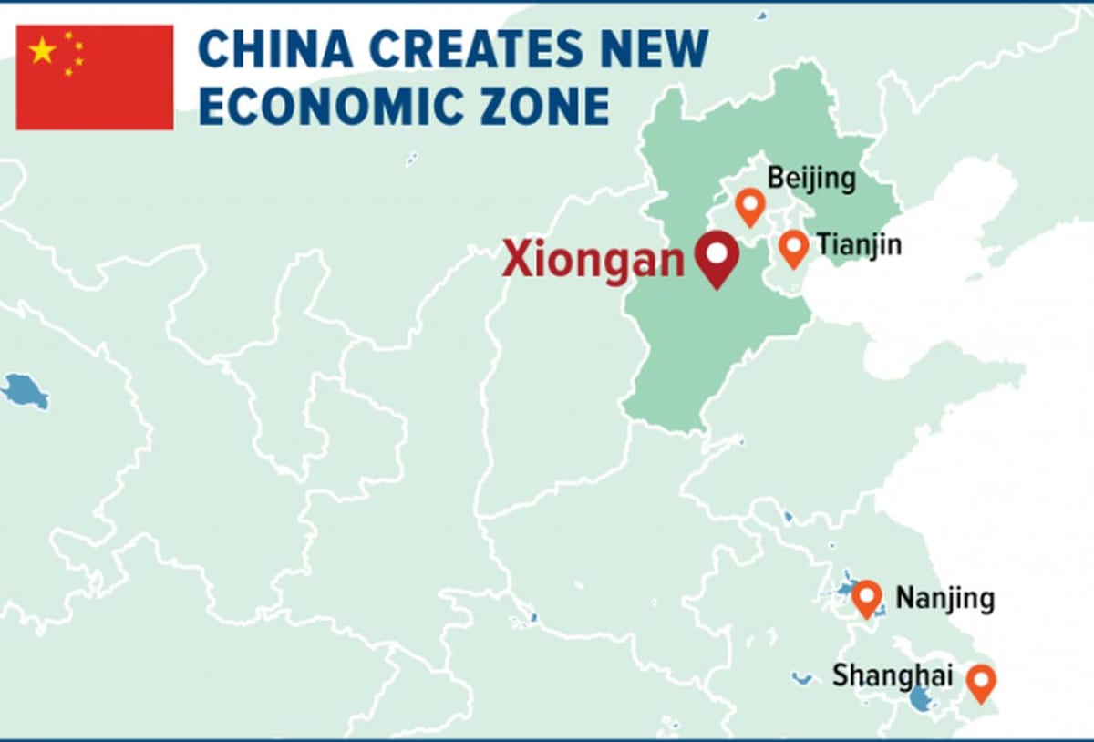 mapa de Shenzhen zona económica especial