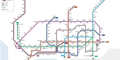Shenzhen estación de tren mapa